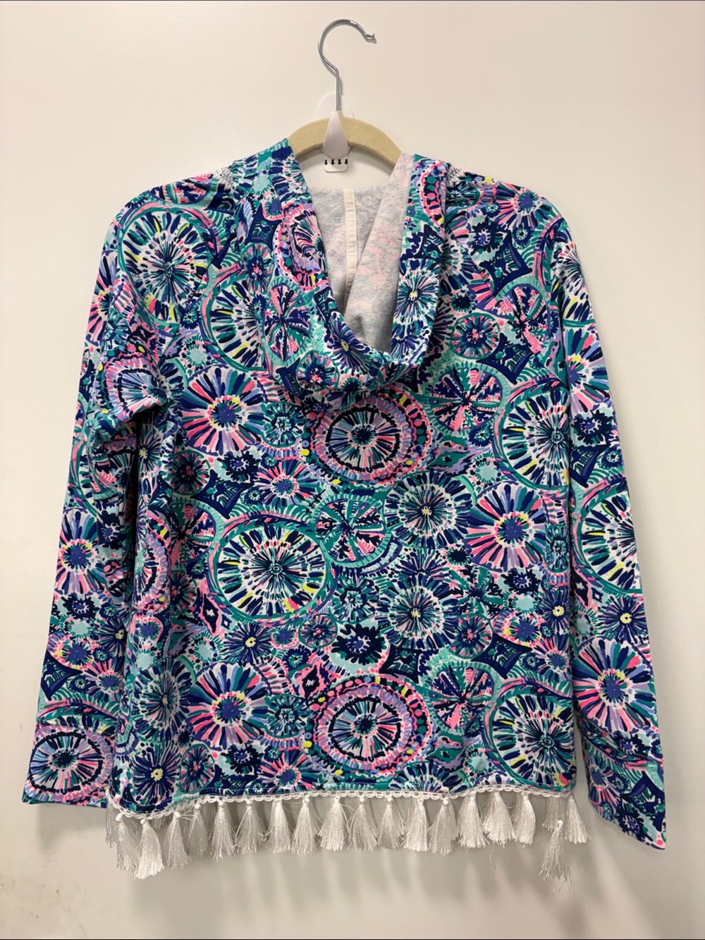 LILLY PULITZER HARMON POPOVER MULTI THE SWIN! - Picture 3 of 8